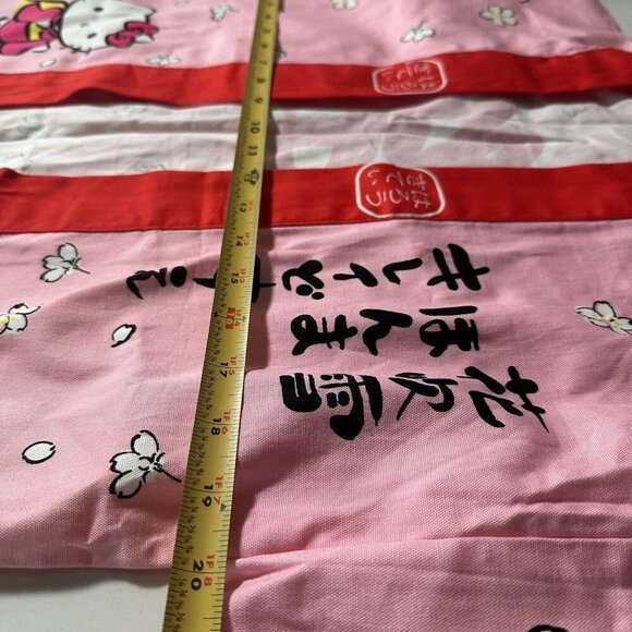 Hello Kitty Girls Japanese Kimono - Pink and Red - Size 3 Top- See Measurements - Picture 9 of 10